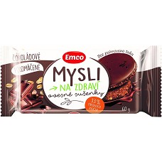 EMCO Ovesné polomáčené sušenky Čokoládové v čokoládové polevě 60g