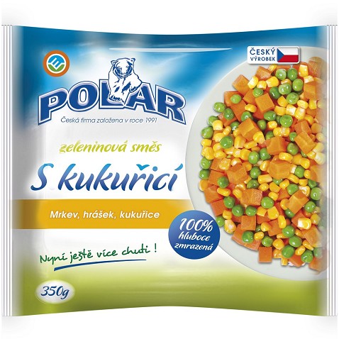 Zeleninová směs s kukuřicí Polar 350g   