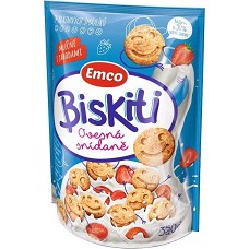 EMCO Biskiti mléční s jahodami 350g