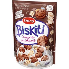 EMCO Biskiti čokoládoví s lupínky 350g