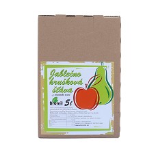 Šťáva Jablečno hrušková 5 l (100% z vlastního ovoce)