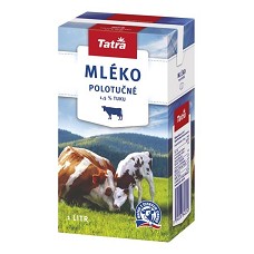 Tatra Mléko polotučné       1,5%       1litr 